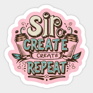 Sip create Repeat Sticker